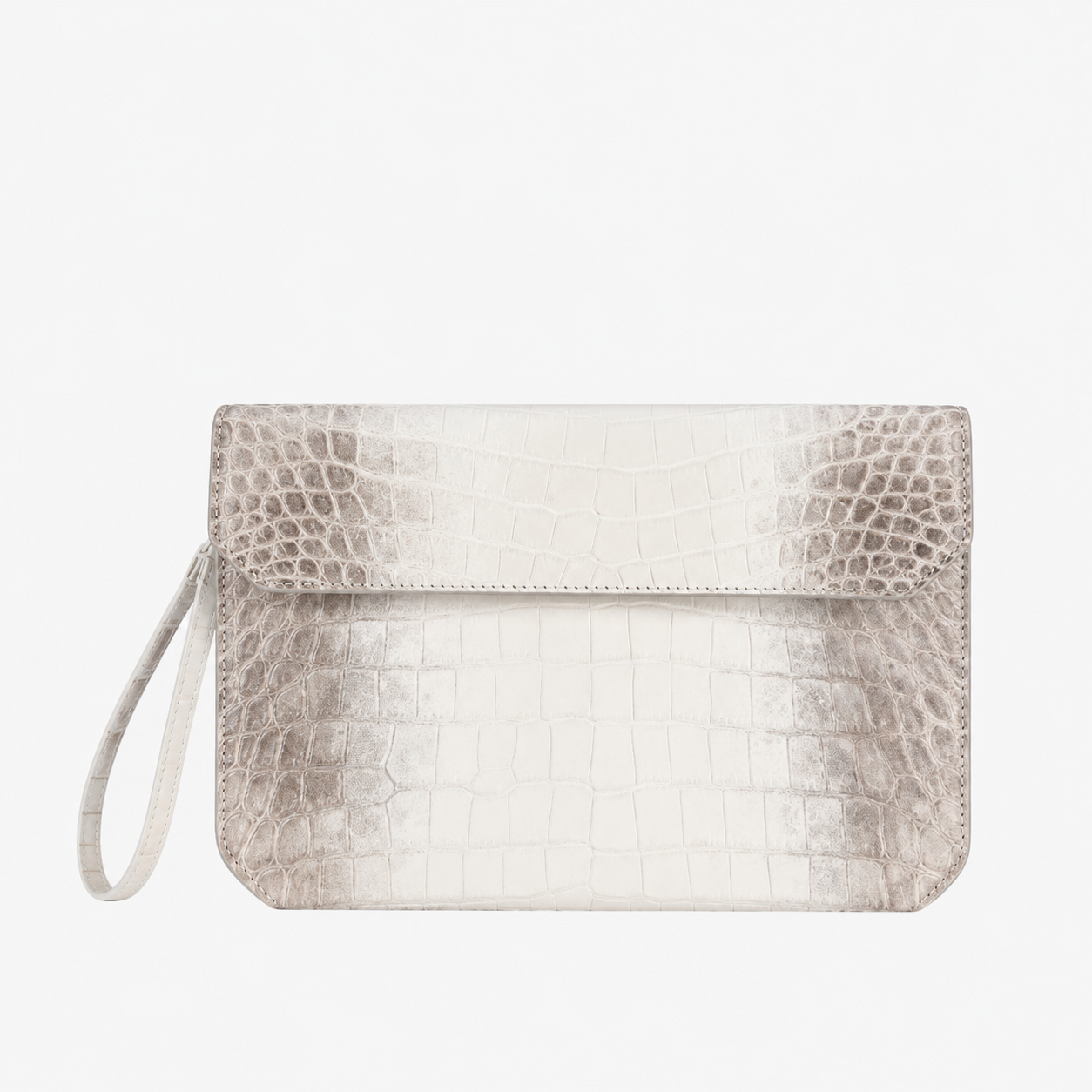 pouch face Himalaya Crocodile Leather Clutch